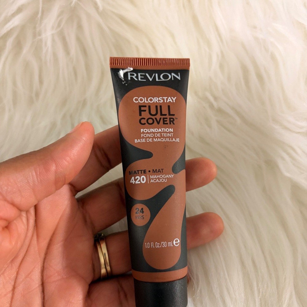 Revlon ColorStay Full Cover Foundation Women 1oz 420 Mahogany Good Matte 24HR